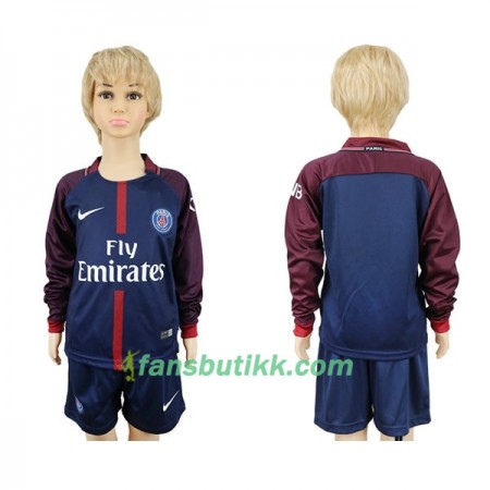 Fotballdrakt Paris SG Barn Hjemmetrøye 2017-2018 Langermet